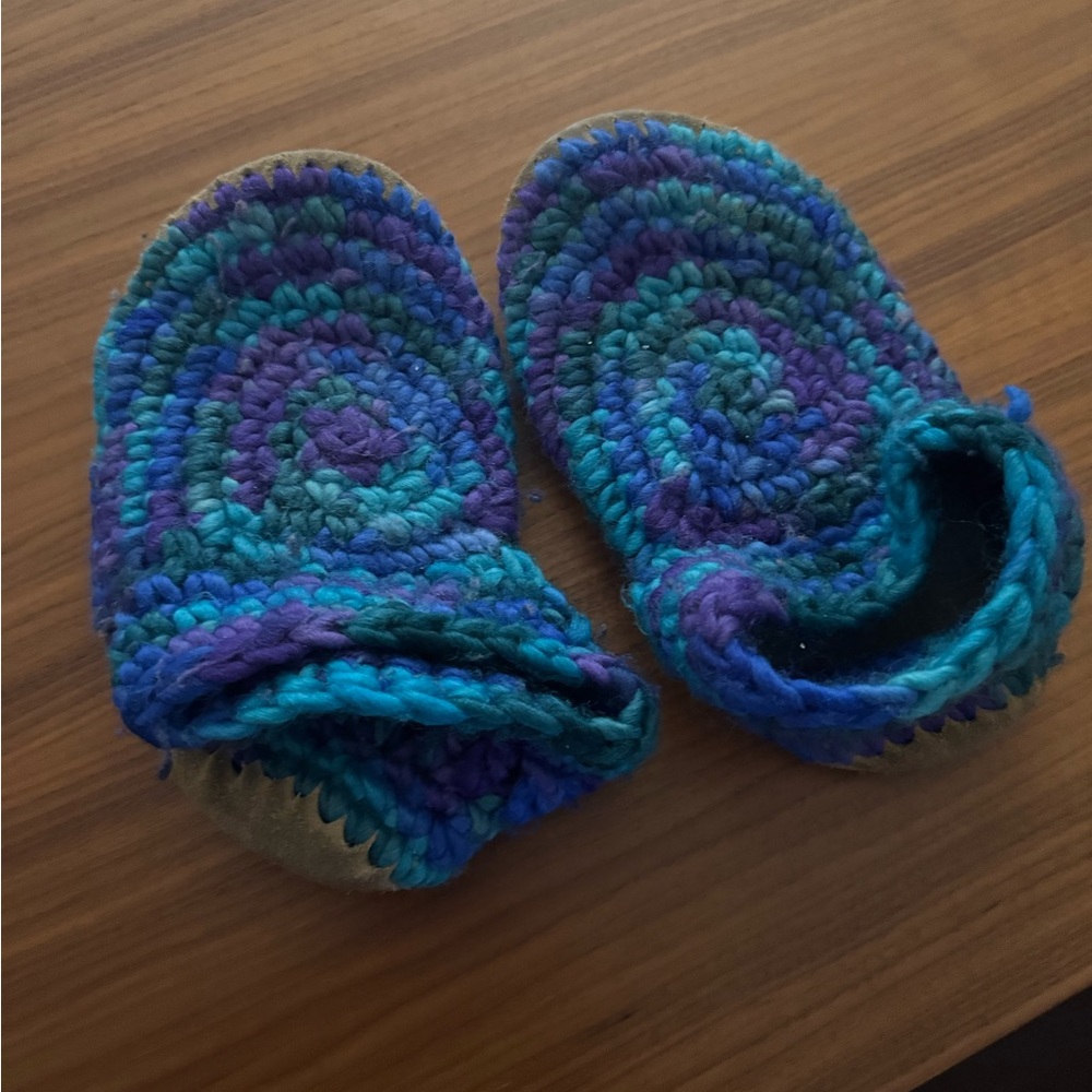 Colorful Knitted Slippers